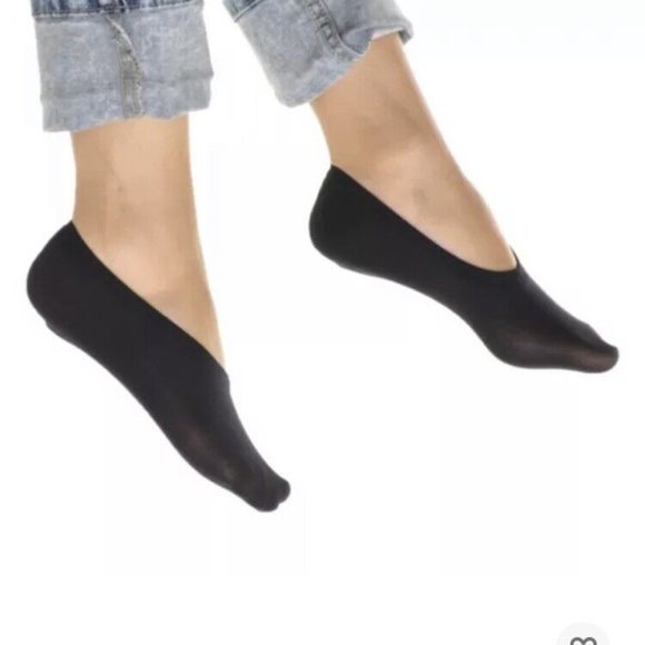 Peds no show ultra low socks size 5--10 black 6 PAIR - Picture 1 of 3